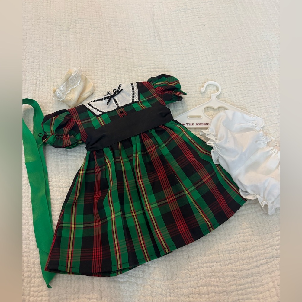 Original American Girl Doll Addy’s 1994 Christmas Dress